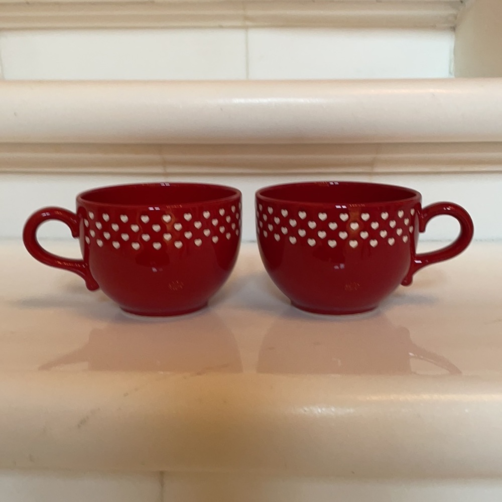 Two Ceramic ♥️ Cups - Picture 2 of 6